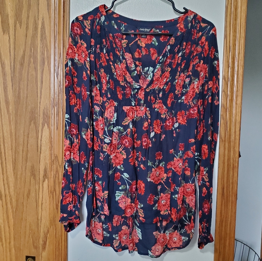 Lucky Brand Floral Blouse